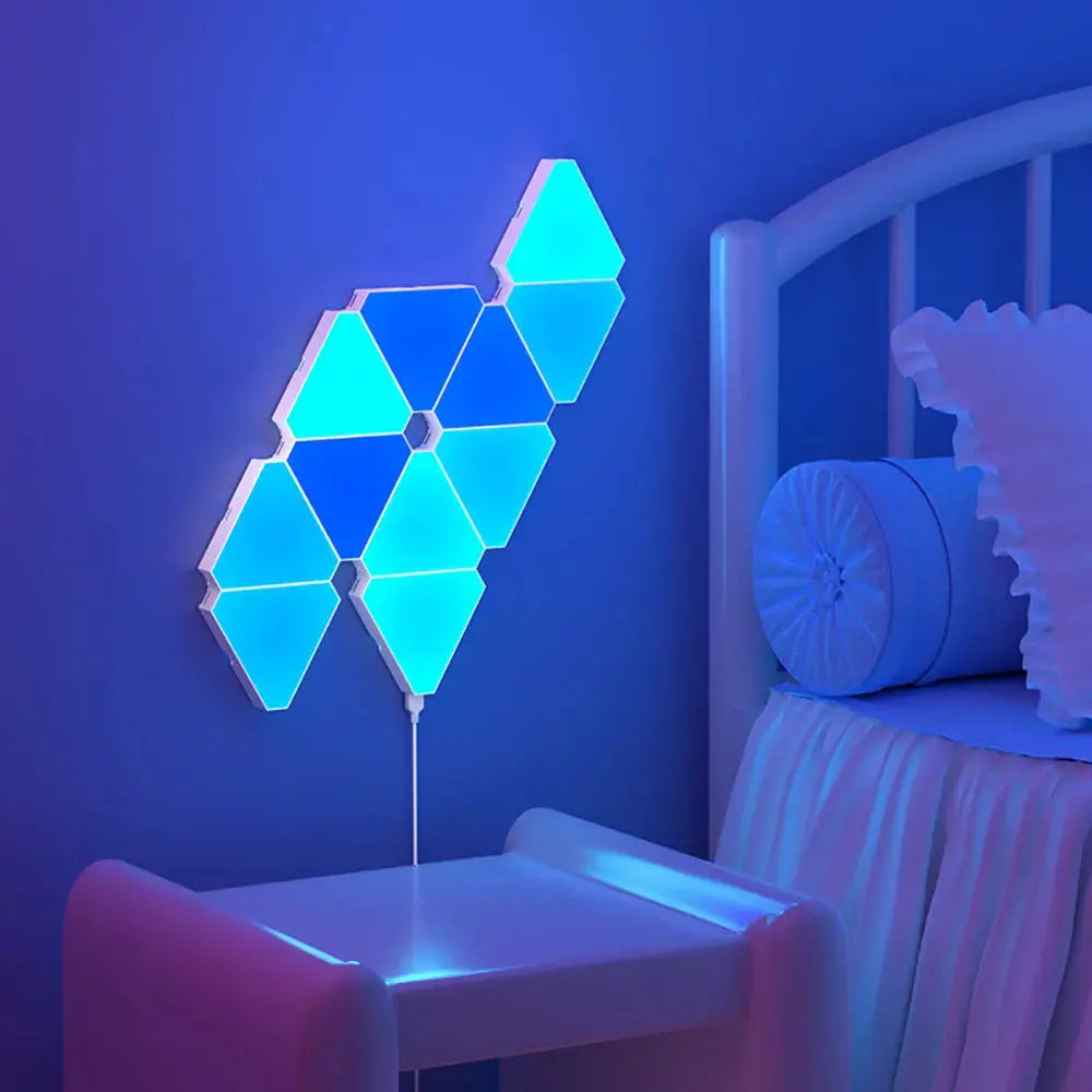 LED Triangular Quantum Lamp RGB Wall - EVERYDAY