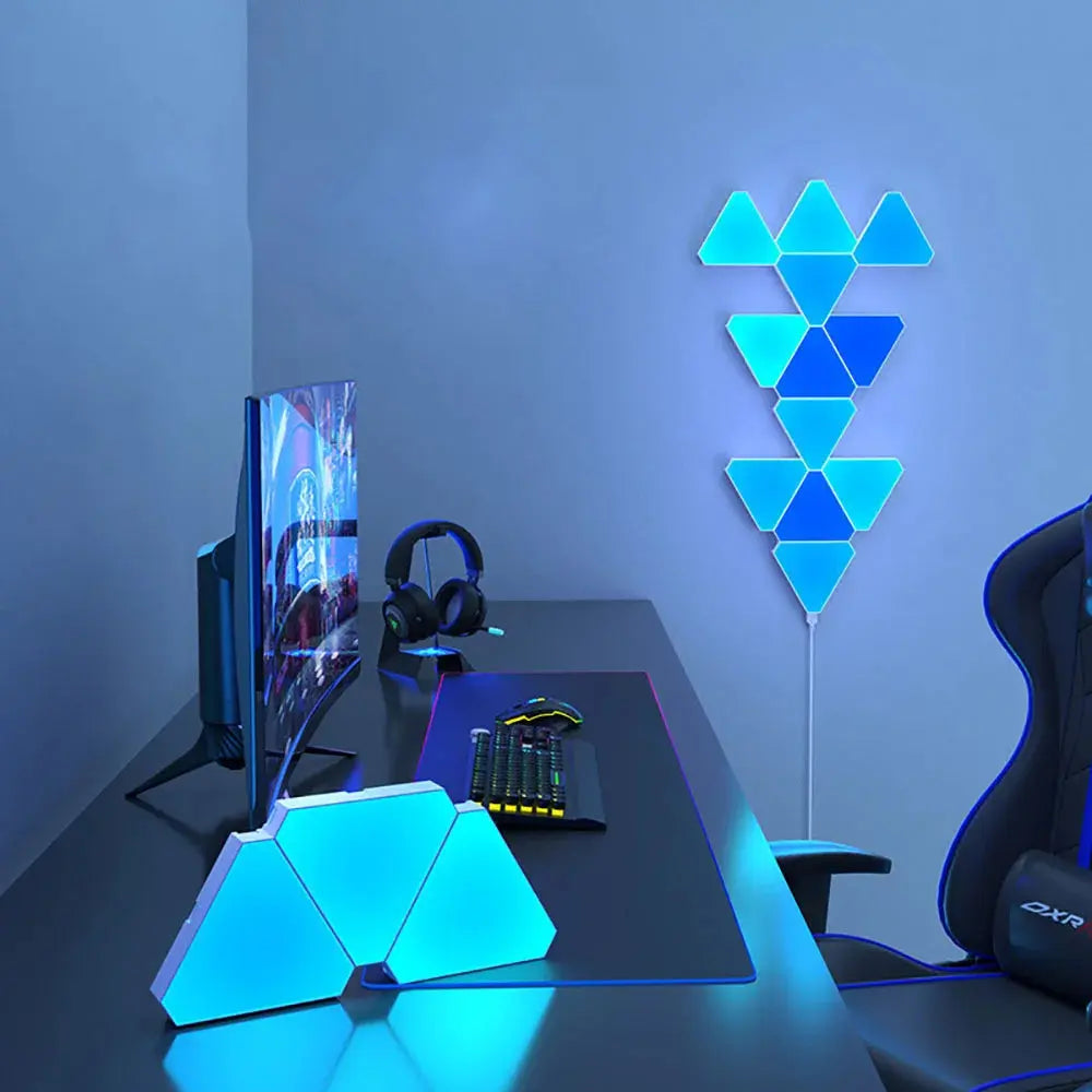 LED Triangular Quantum Lamp RGB Wall - EVERYDAY