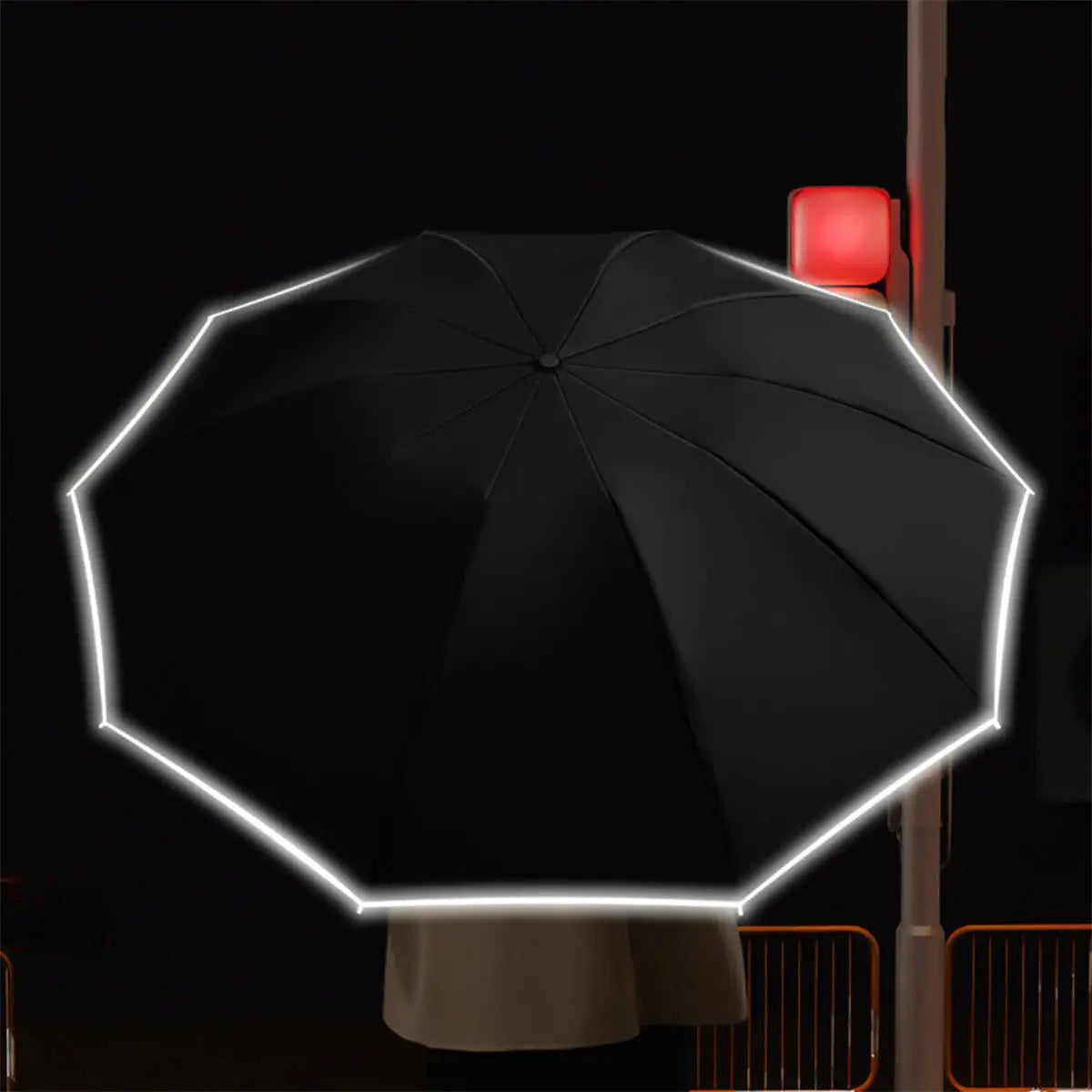 New Ring Buckle Umbrella Reflective - EVERYDAY