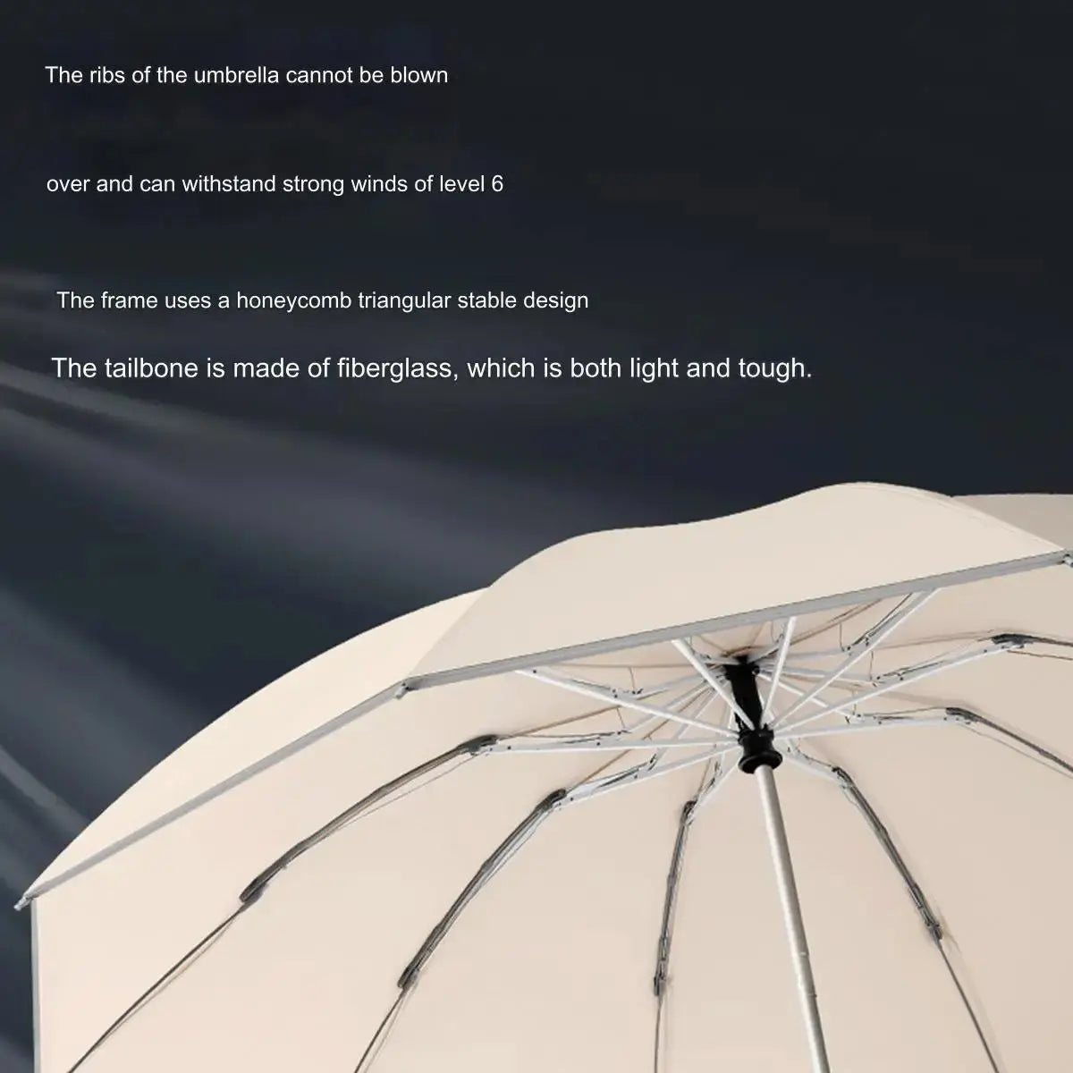 New Ring Buckle Umbrella Reflective - EVERYDAY